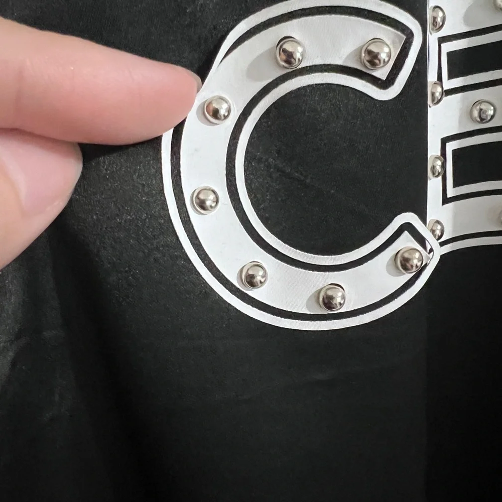 100% Authentic Celine Studded Logo Unisex Viscose Oversized Jacket - Picture 13 of 13